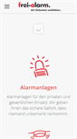 Mobile Screenshot of frei-alarm.de